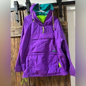 Vintage Columbia Sportswear Wind Breaker Jacket Neon colors